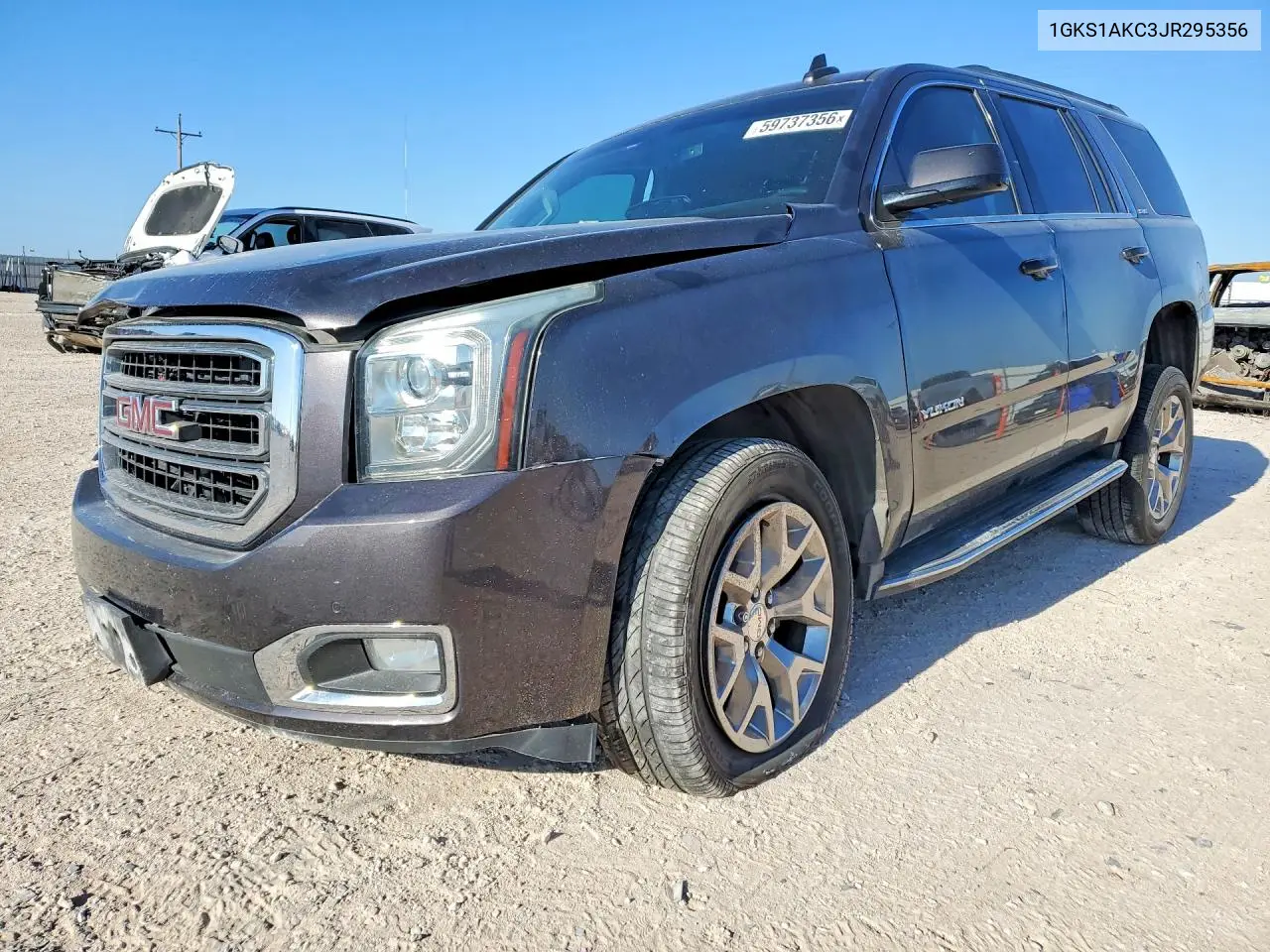 2018 GMC Yukon Sle VIN: 1GKS1AKC3JR295356 Lot: 59737356