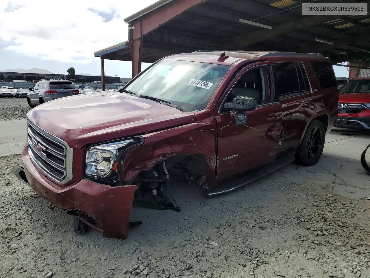 2018 GMC Yukon Slt VIN: 1GKS2BKCXJR339503 Lot: 61441396