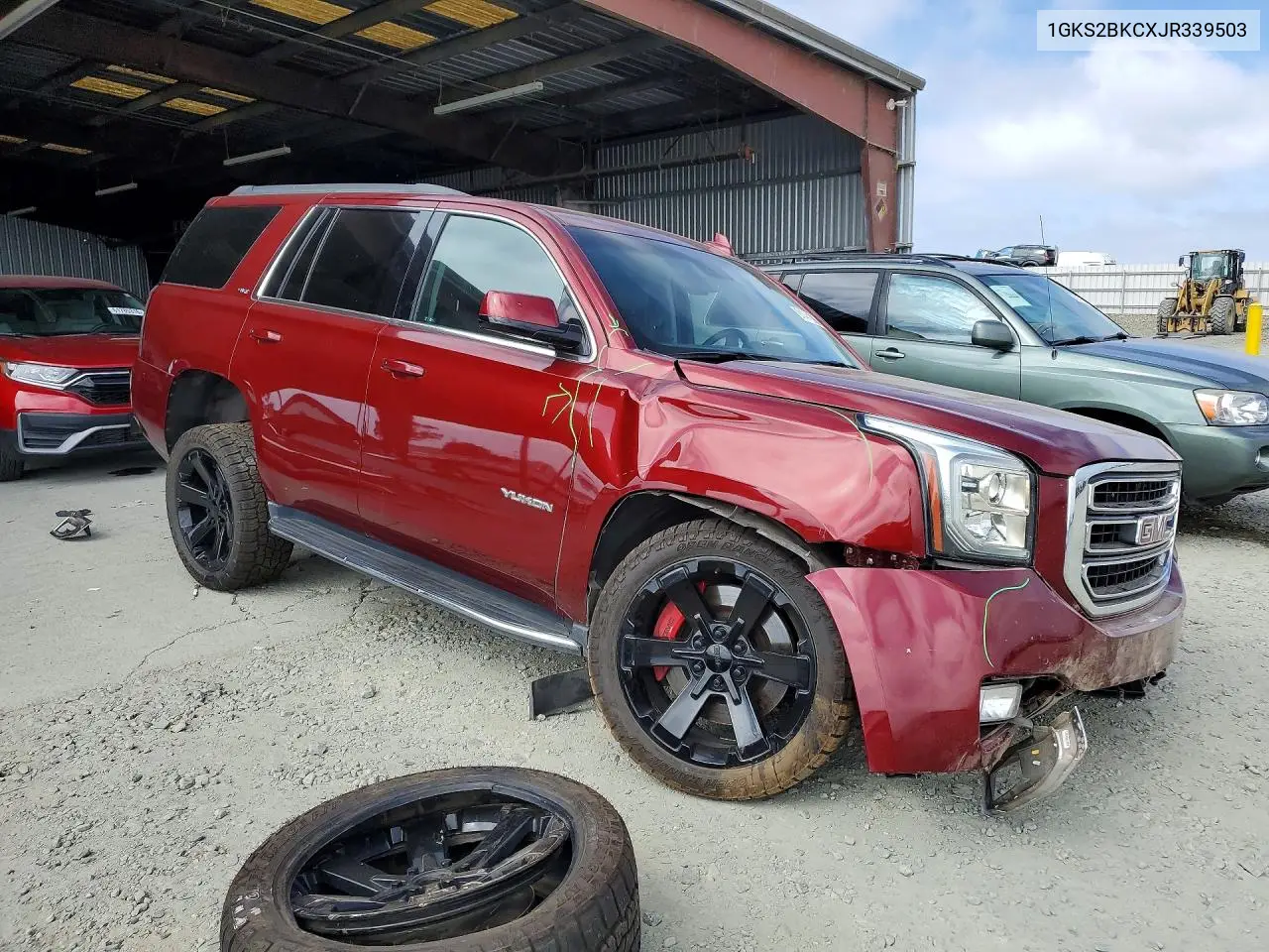 2018 GMC Yukon Slt VIN: 1GKS2BKCXJR339503 Lot: 61441396