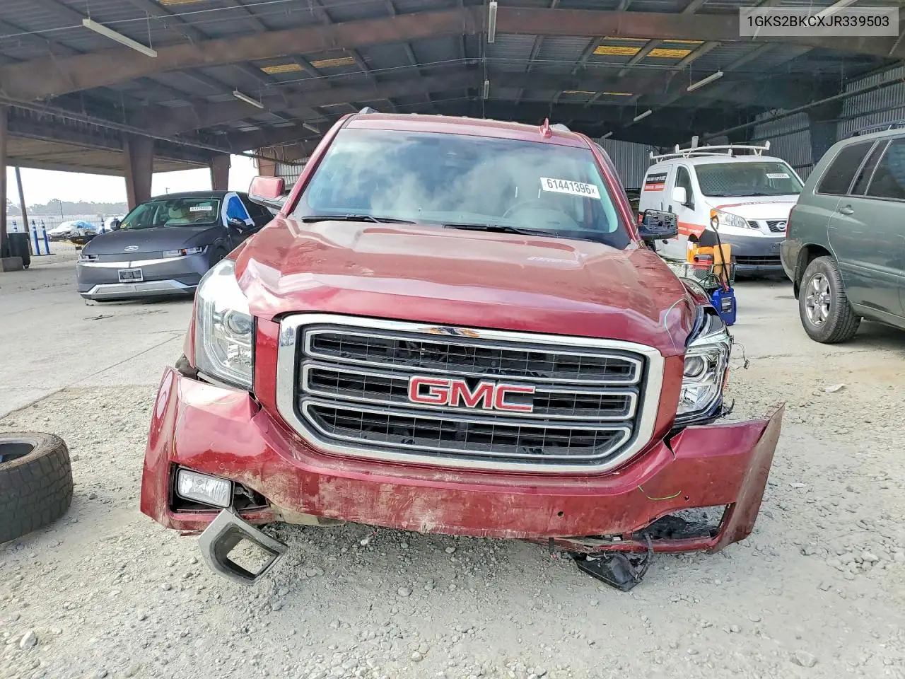 2018 GMC Yukon Slt VIN: 1GKS2BKCXJR339503 Lot: 61441396