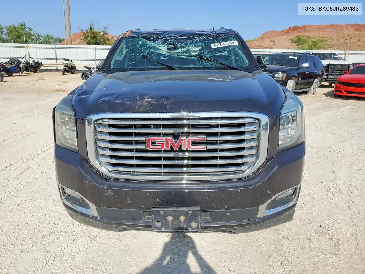 2018 GMC Yukon Slt VIN: 1GKS1BKC5JR289483 Lot: 62284596