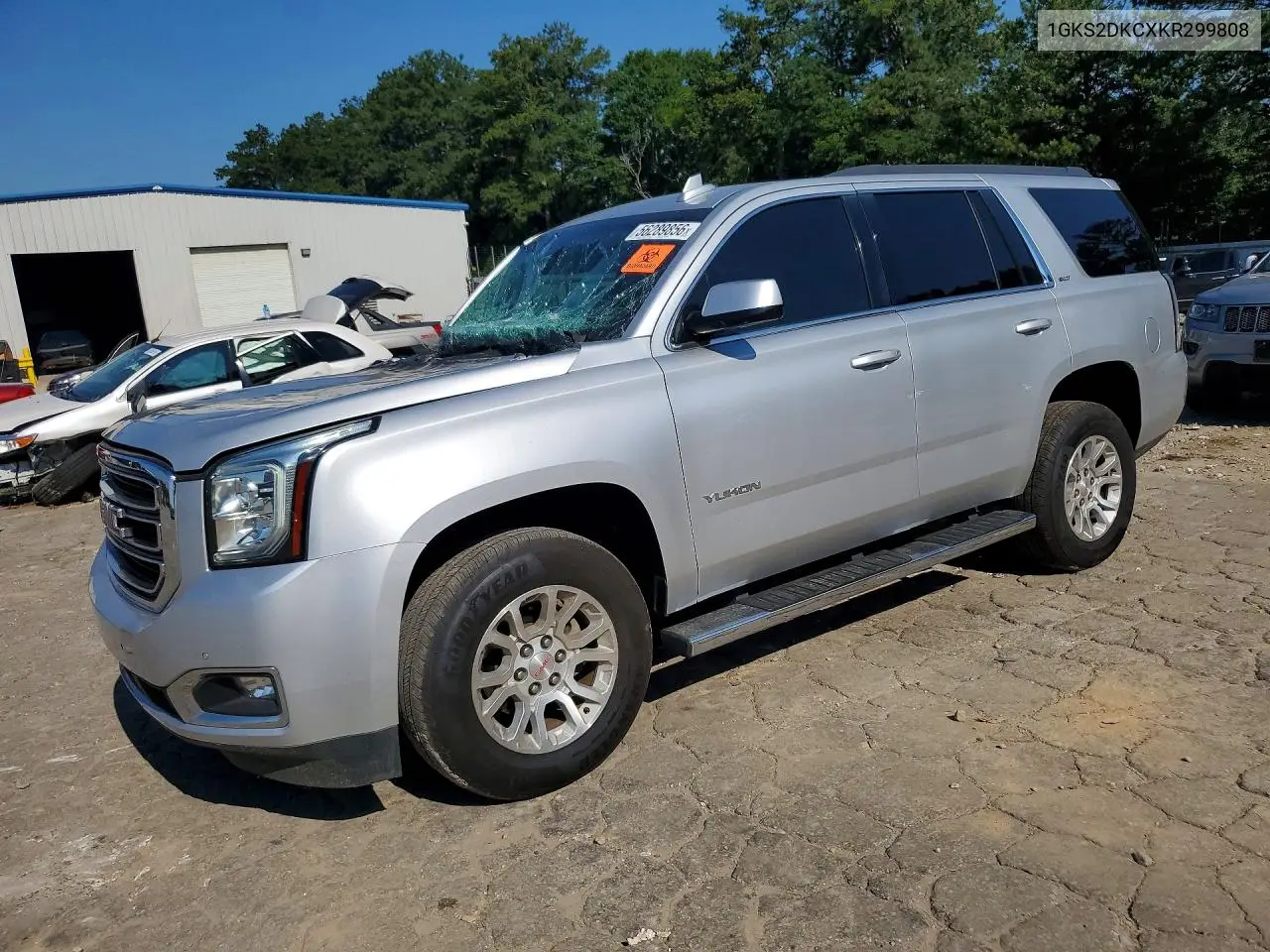 2019 GMC Yukon Slt VIN: 1GKS2DKCXKR299808 Lot: 56289856