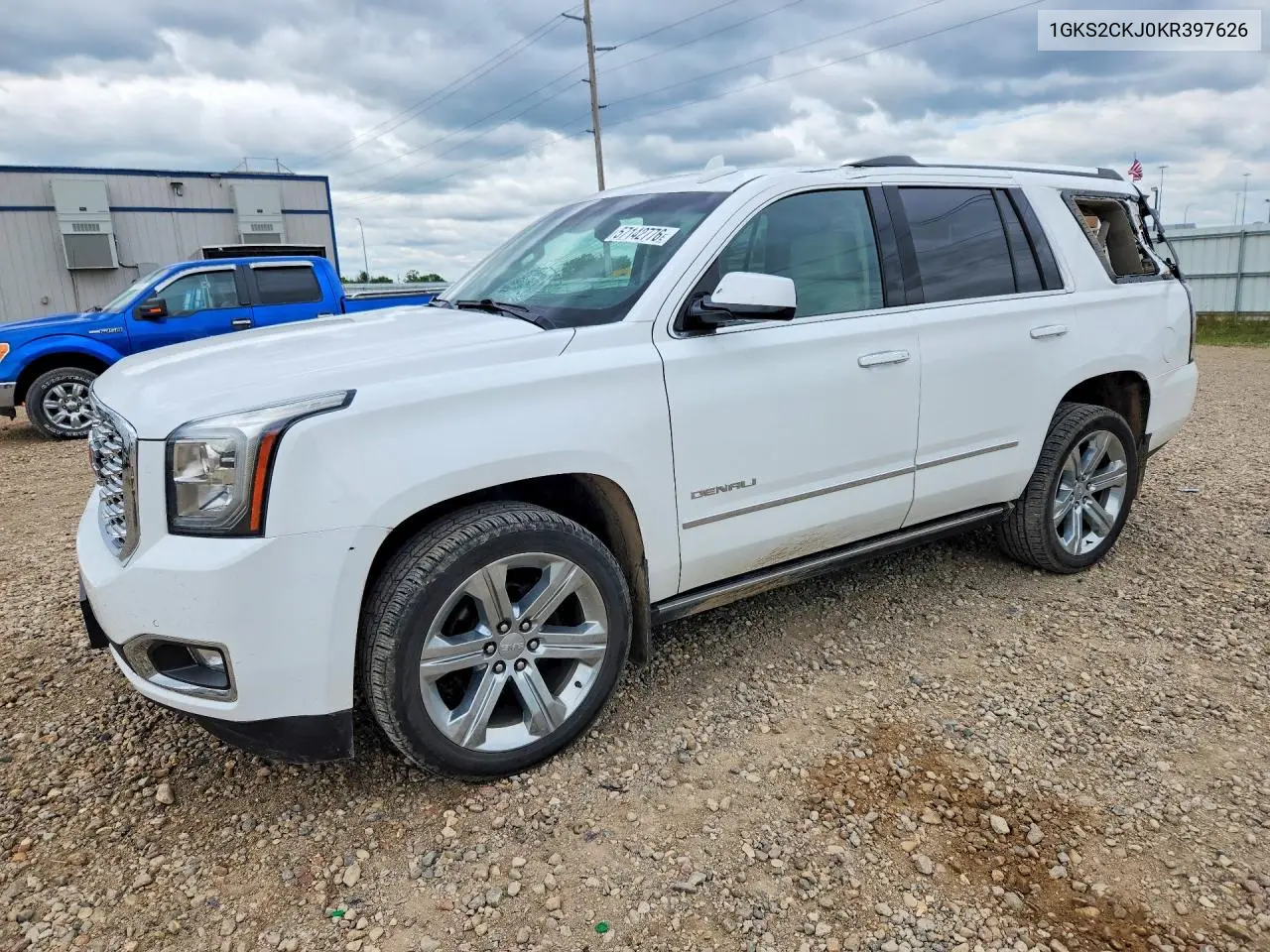 2019 GMC Yukon Denali VIN: 1GKS2CKJ0KR397626 Lot: 57142776