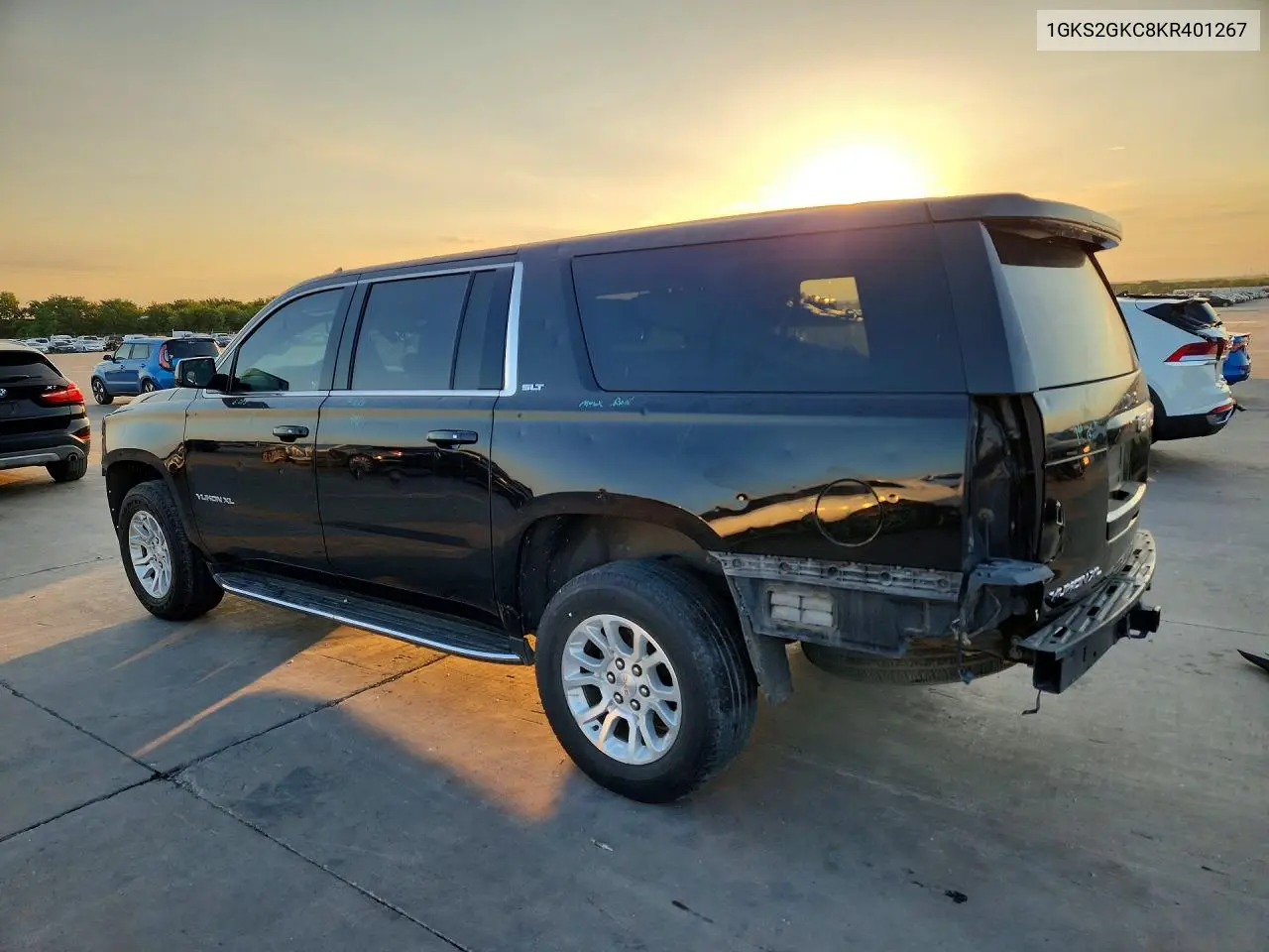 2019 GMC Yukon Xl K1500 Slt VIN: 1GKS2GKC8KR401267 Lot: 59715176