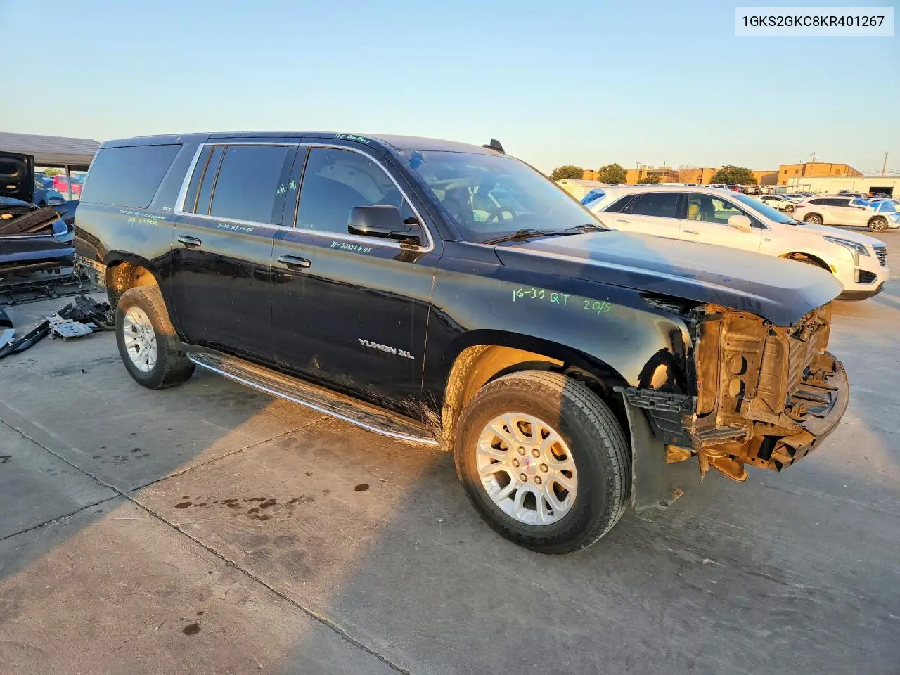 2019 GMC Yukon Xl K1500 Slt VIN: 1GKS2GKC8KR401267 Lot: 59715176