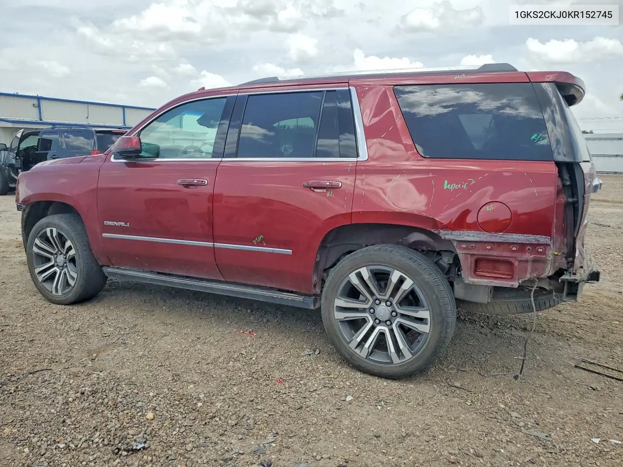 2019 GMC Yukon Denali VIN: 1GKS2CKJ0KR152745 Lot: 61335646