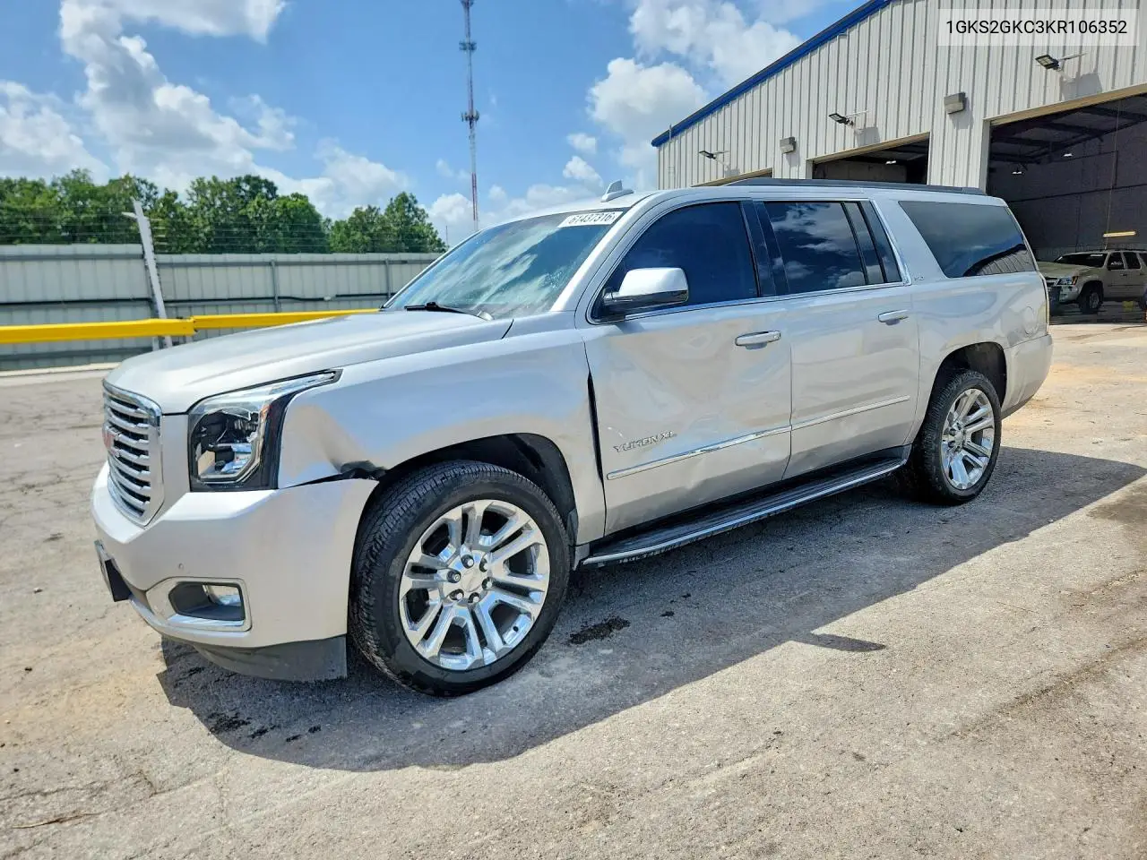 2019 GMC Yukon Xl K1500 Slt VIN: 1GKS2GKC3KR106352 Lot: 61437316