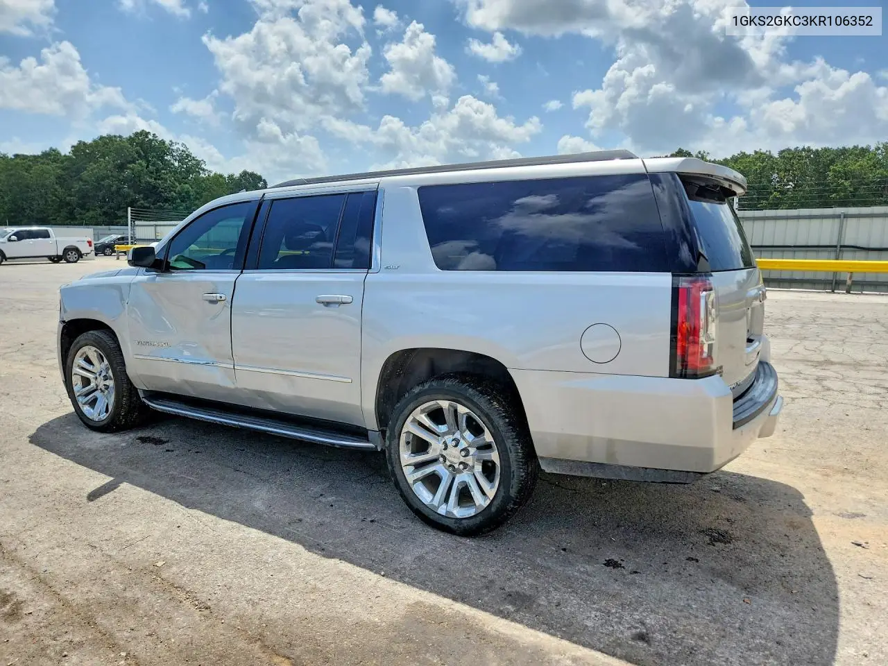 2019 GMC Yukon Xl K1500 Slt VIN: 1GKS2GKC3KR106352 Lot: 61437316
