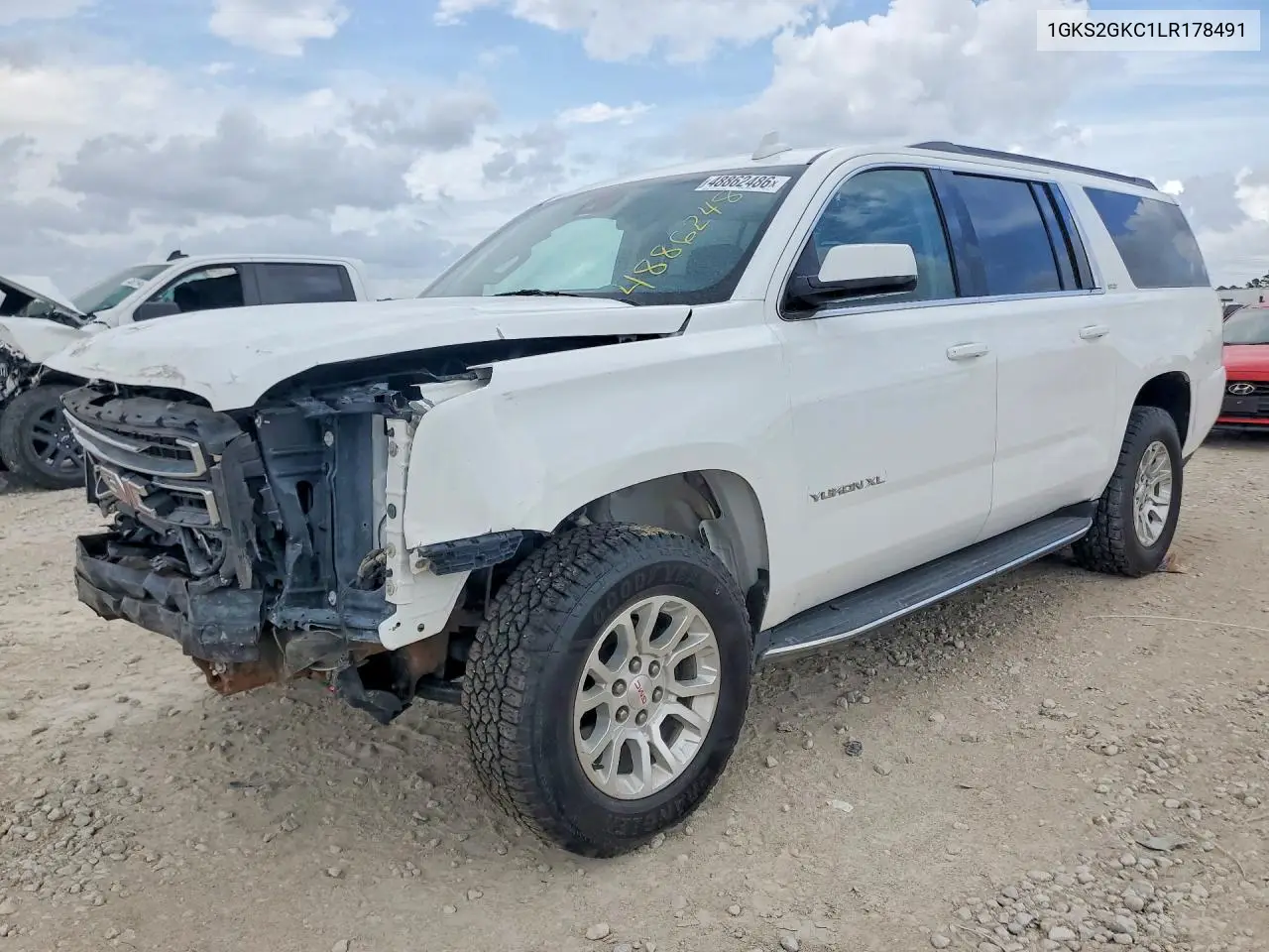 1GKS2GKC1LR178491 2020 GMC Yukon Xl K1500 Slt