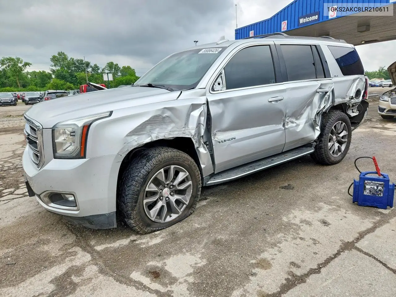 2020 GMC Yukon Sle VIN: 1GKS2AKC8LR210611 Lot: 55886426
