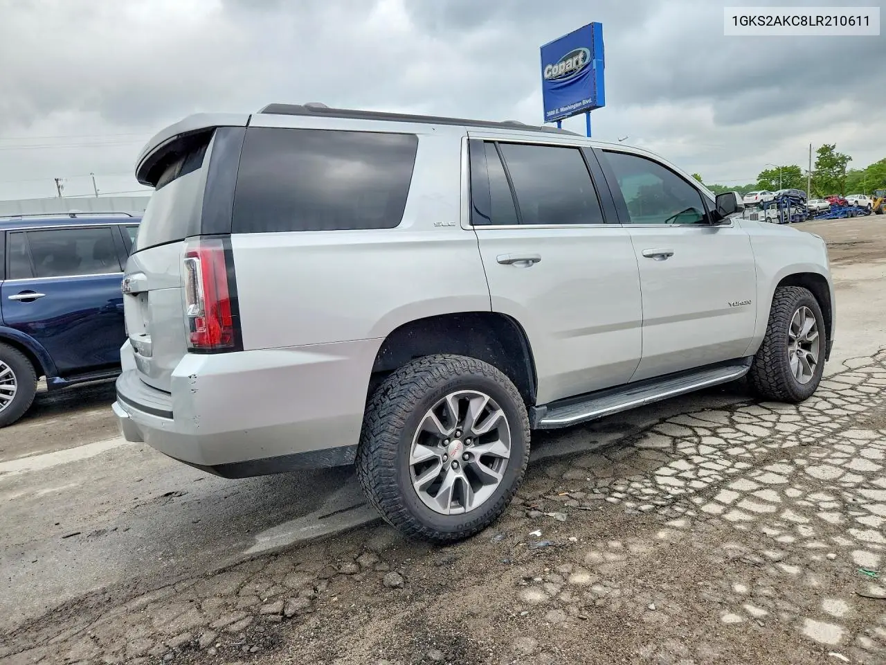 2020 GMC Yukon Sle VIN: 1GKS2AKC8LR210611 Lot: 55886426