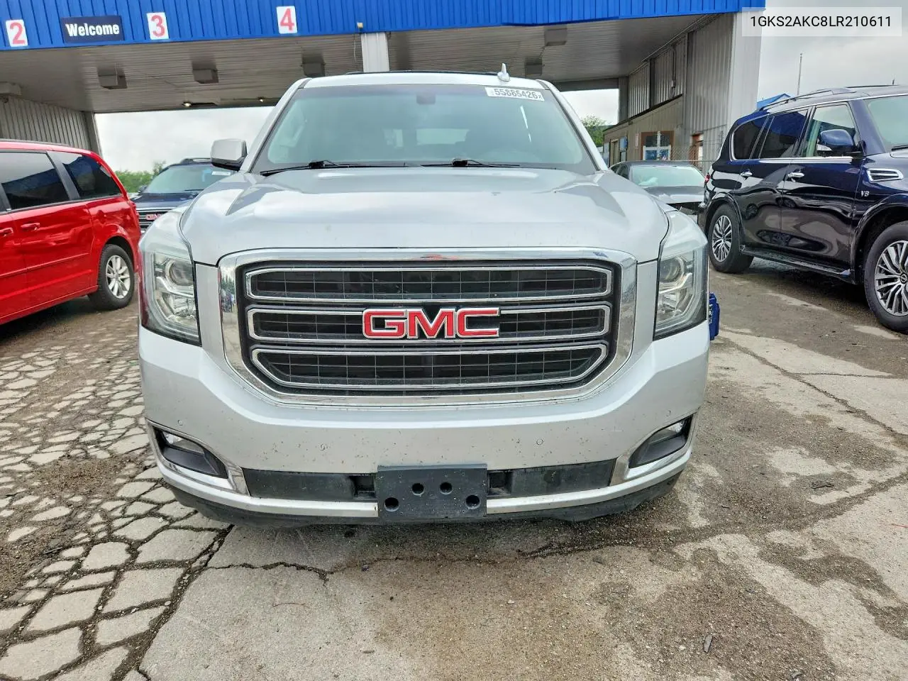 2020 GMC Yukon Sle VIN: 1GKS2AKC8LR210611 Lot: 55886426