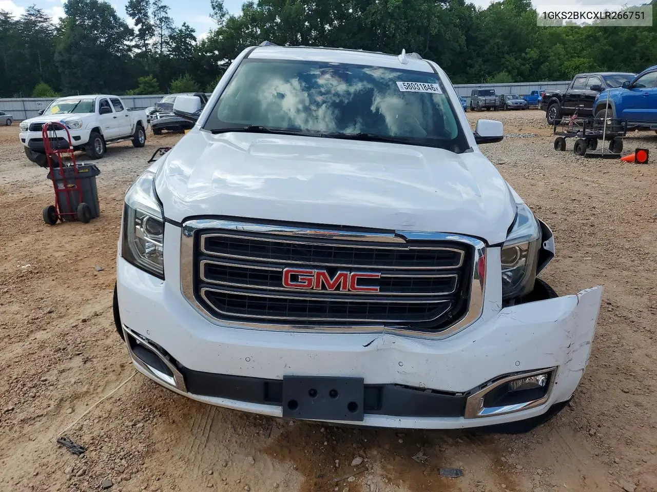 2020 GMC Yukon Slt VIN: 1GKS2BKCXLR266751 Lot: 58031846