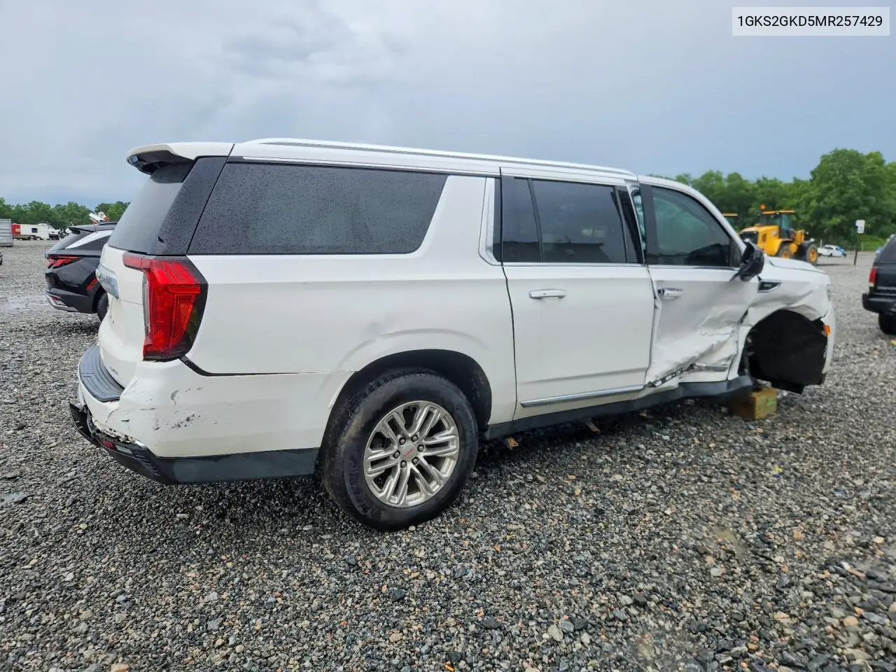 2021 GMC Yukon Xl K1500 Slt VIN: 1GKS2GKD5MR257429 Lot: 57857636