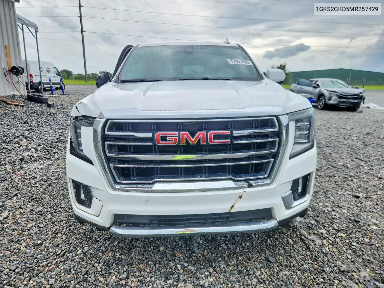 2021 GMC Yukon Xl K1500 Slt VIN: 1GKS2GKD5MR257429 Lot: 57857636