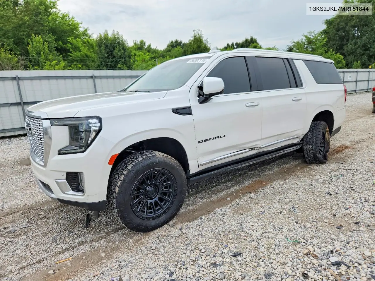 2021 GMC Yukon Xl Denali VIN: 1GKS2JKL7MR151844 Lot: 58997176