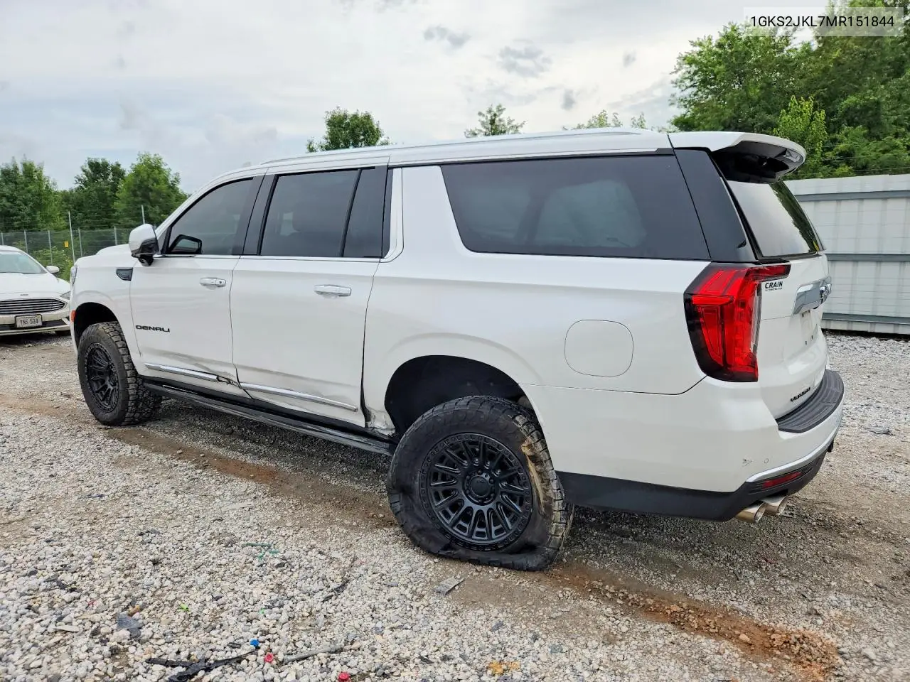 2021 GMC Yukon Xl Denali VIN: 1GKS2JKL7MR151844 Lot: 58997176