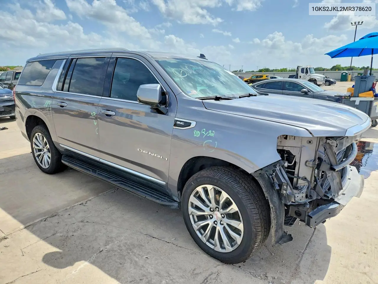 2021 GMC Yukon Xl Denali VIN: 1GKS2JKL2MR378620 Lot: 60025236