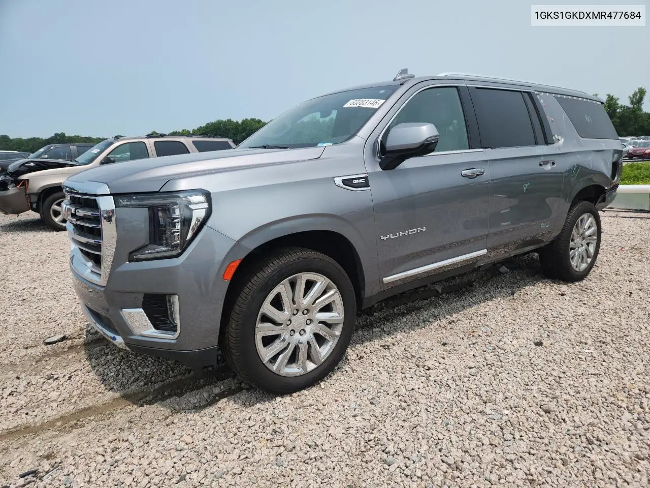2021 GMC Yukon Xl C1500 Slt VIN: 1GKS1GKDXMR477684 Lot: 60383146
