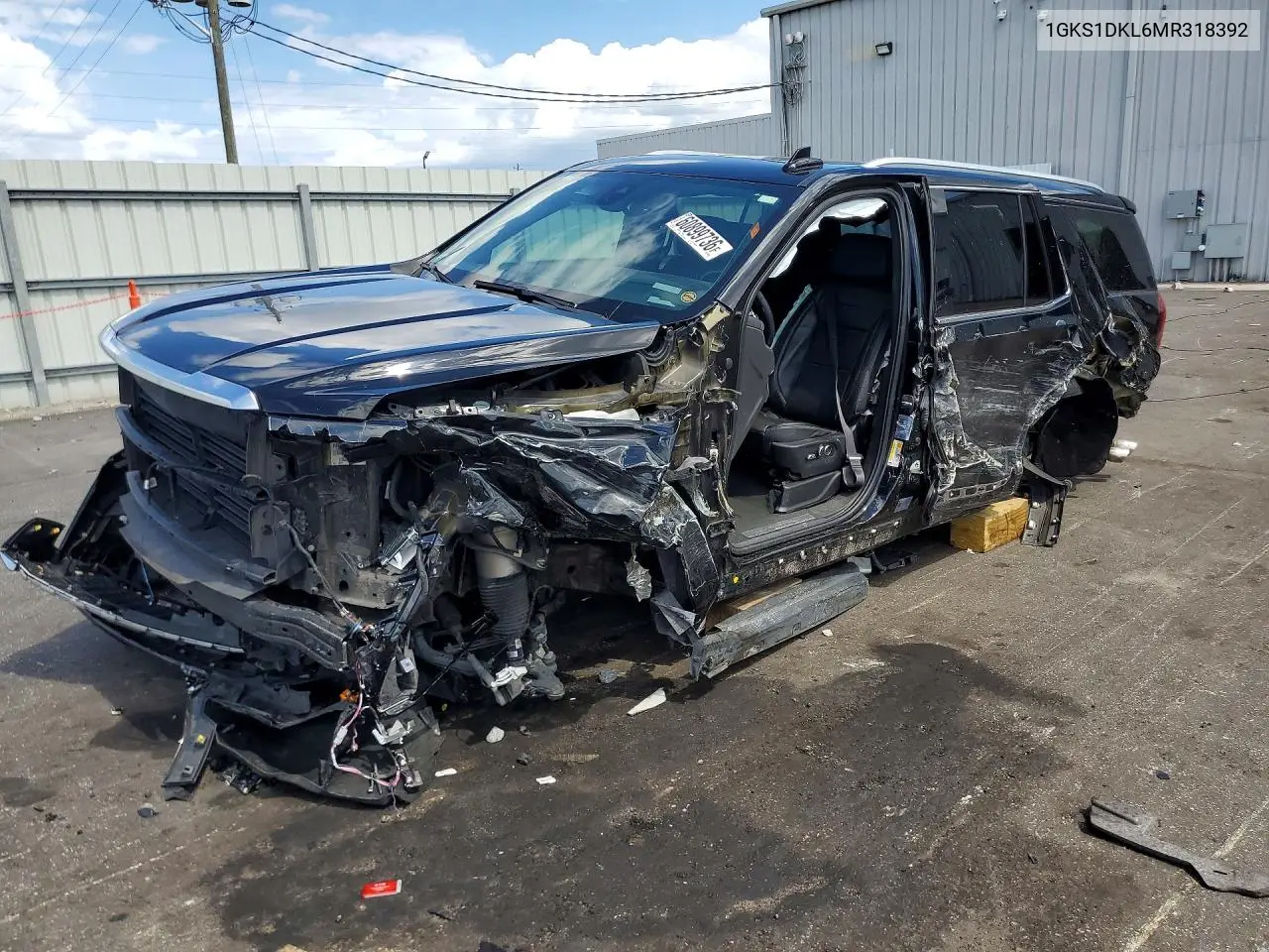 2021 GMC Yukon Denali VIN: 1GKS1DKL6MR318392 Lot: 60899736