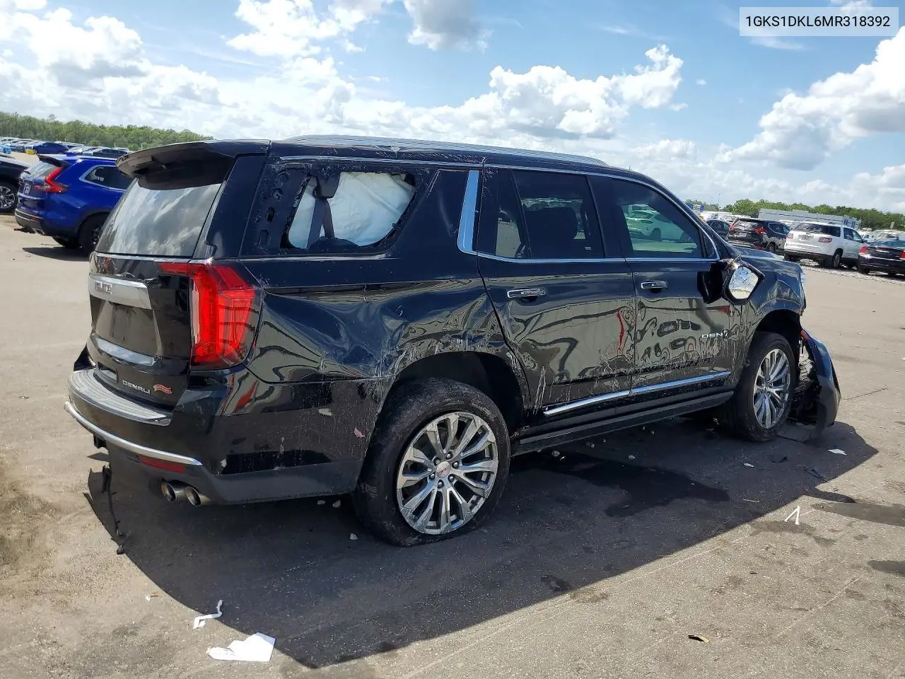 2021 GMC Yukon Denali VIN: 1GKS1DKL6MR318392 Lot: 60899736