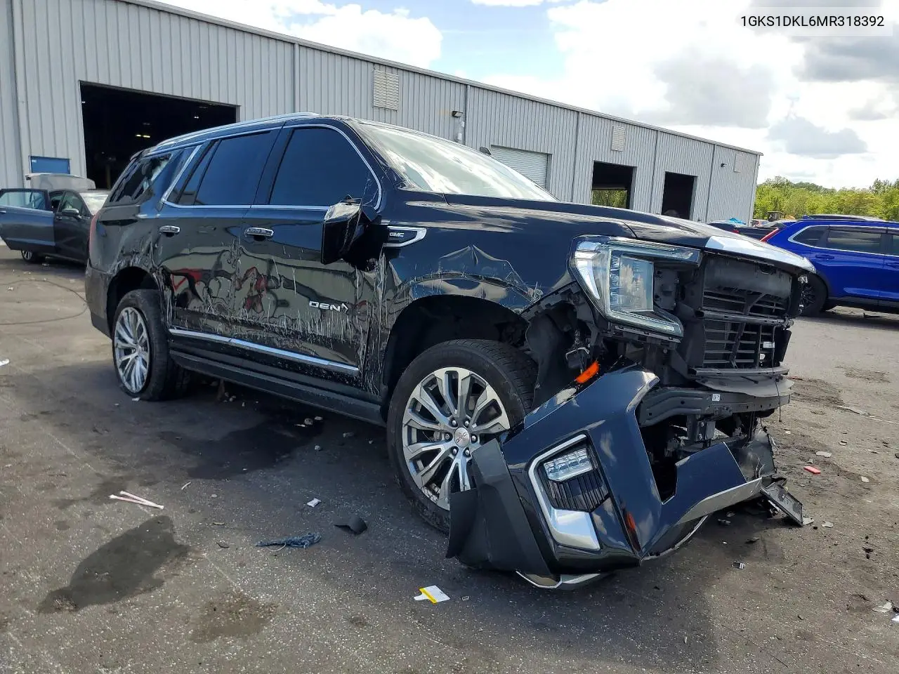 2021 GMC Yukon Denali VIN: 1GKS1DKL6MR318392 Lot: 60899736