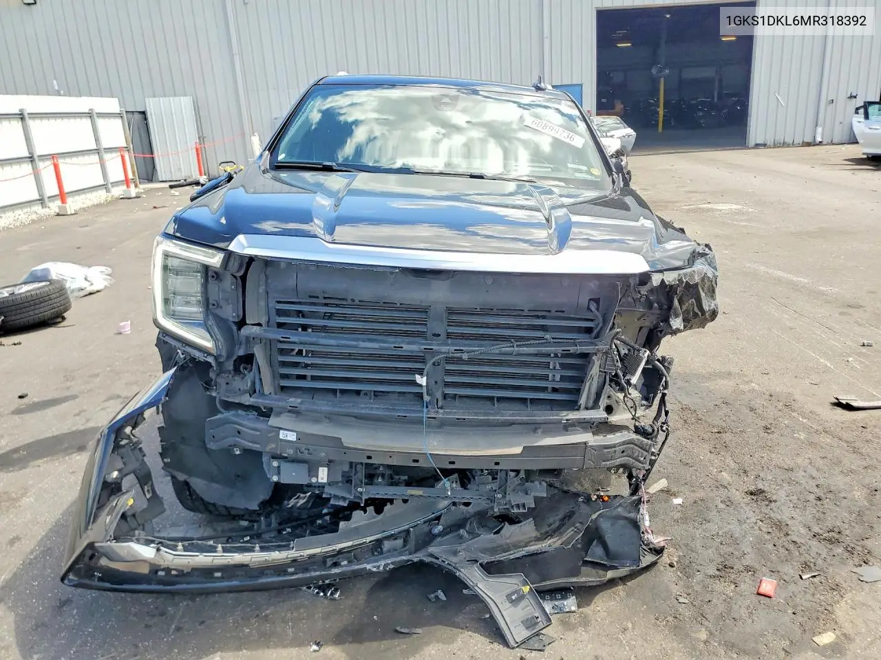 2021 GMC Yukon Denali VIN: 1GKS1DKL6MR318392 Lot: 60899736