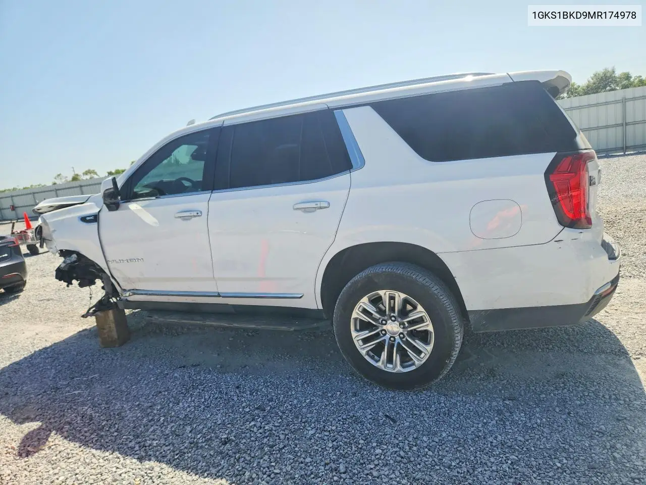 2021 GMC Yukon Slt VIN: 1GKS1BKD9MR174978 Lot: 62037306