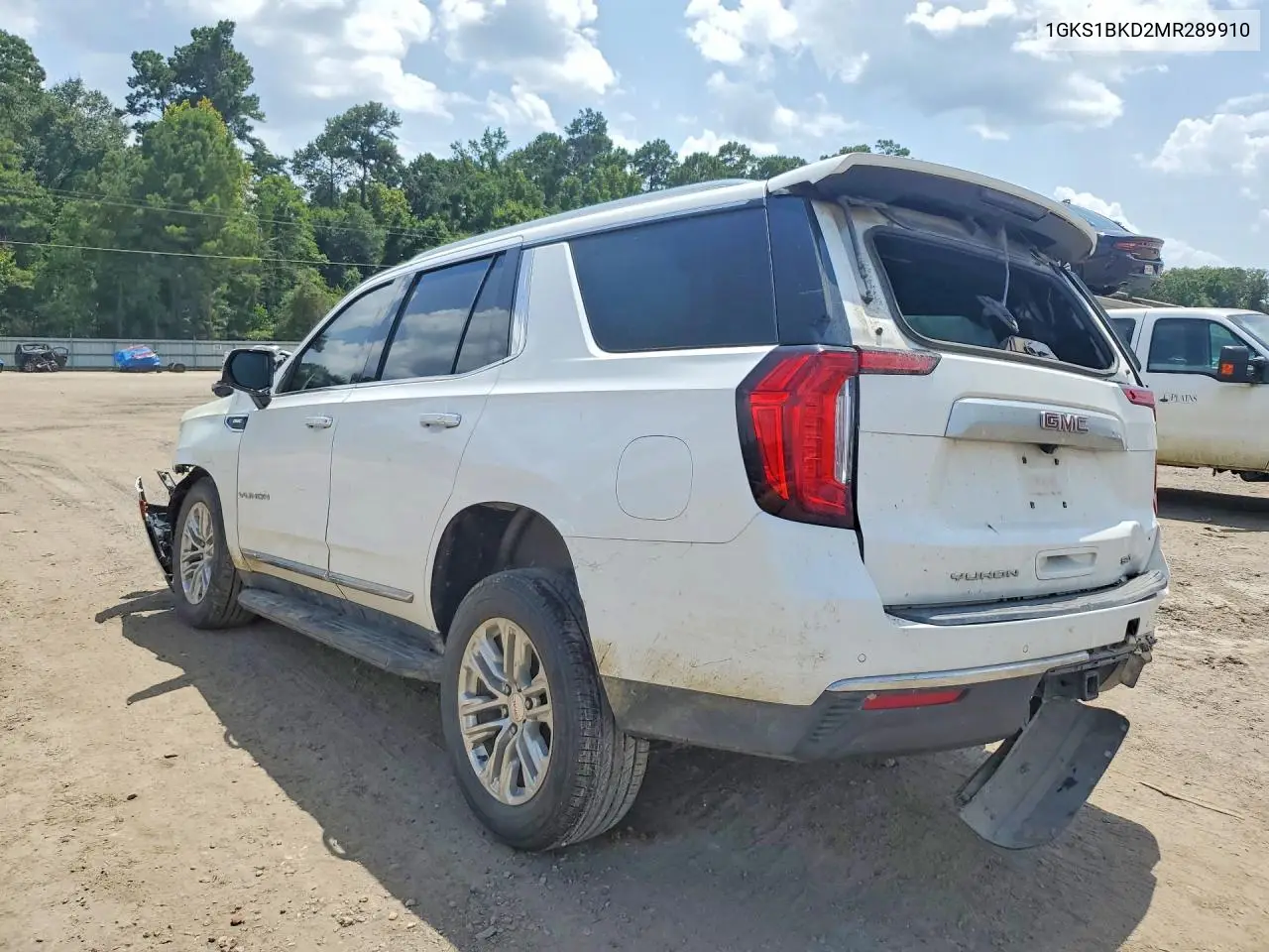 2021 GMC Yukon Slt VIN: 1GKS1BKD2MR289910 Lot: 62104996