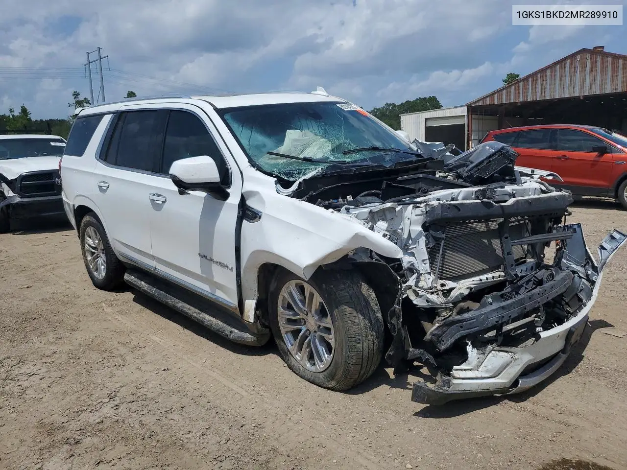 2021 GMC Yukon Slt VIN: 1GKS1BKD2MR289910 Lot: 62104996