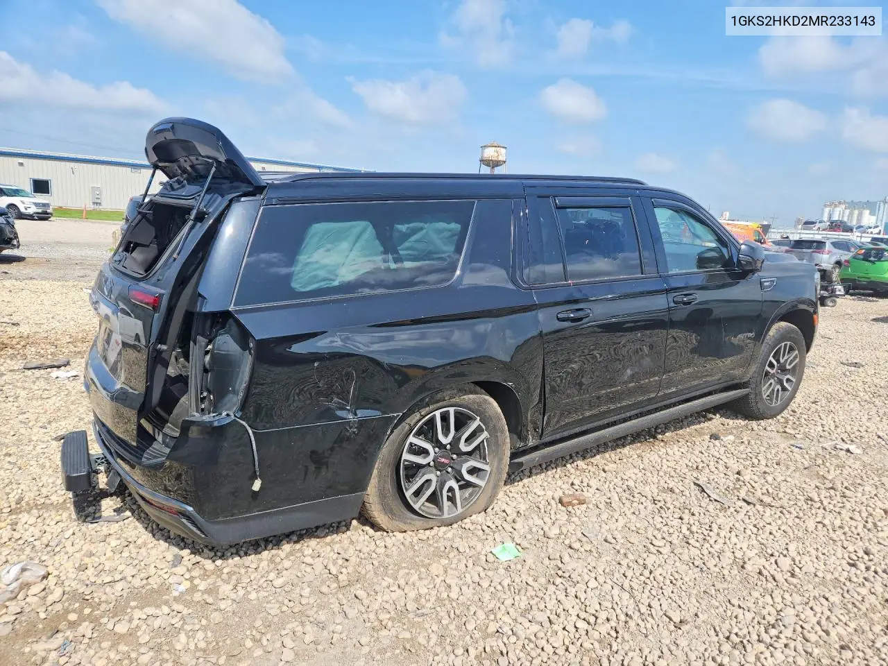 2021 GMC Yukon Xl K1500 At4 VIN: 1GKS2HKD2MR233143 Lot: 85975495