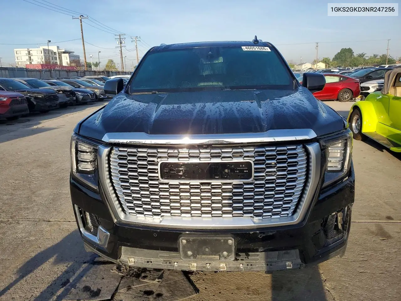 2022 GMC Yukon Xl K1500 Slt VIN: 1GKS2GKD3NR247256 Lot: 46051686