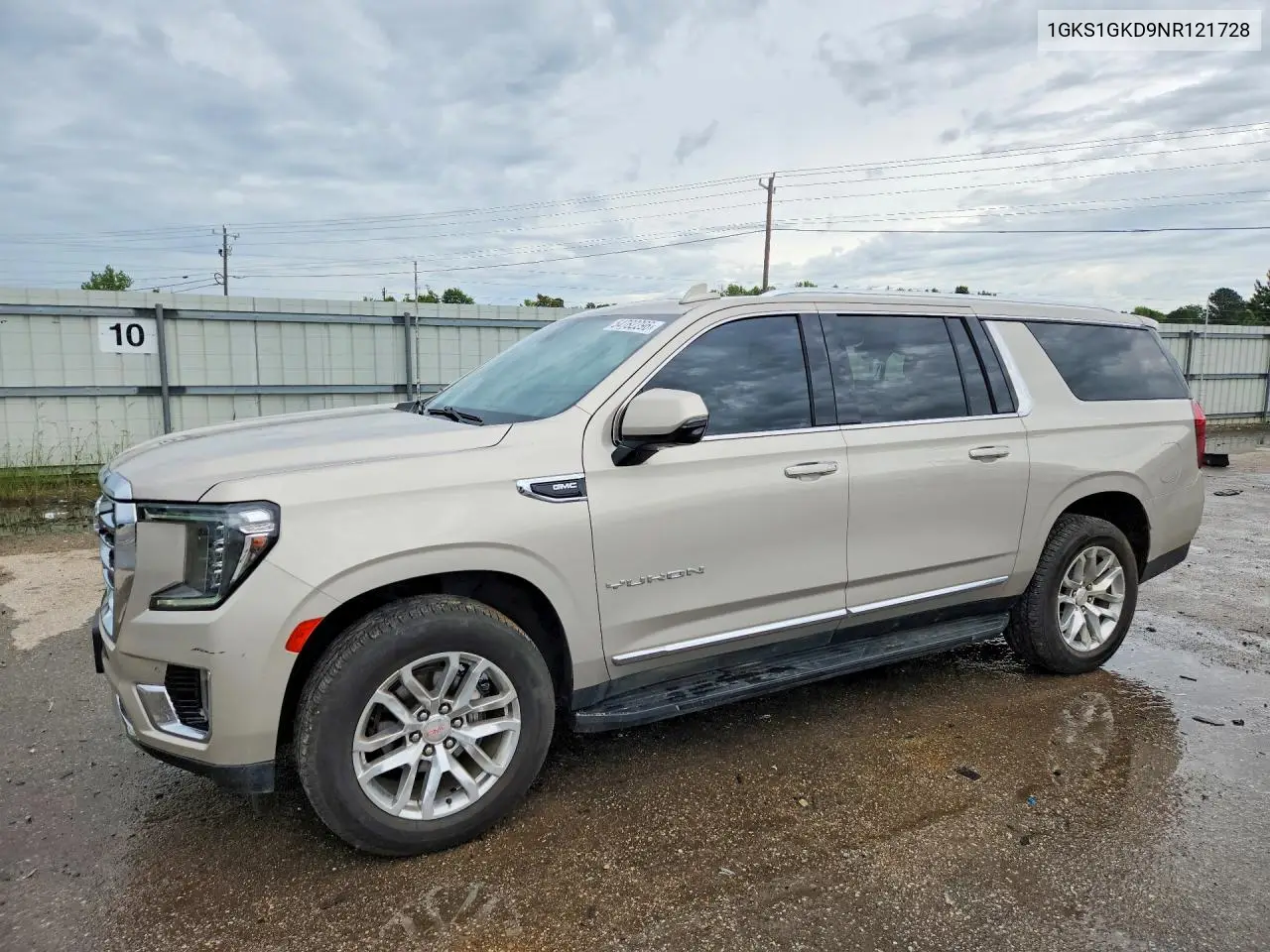 2022 GMC Yukon Xl C1500 Slt VIN: 1GKS1GKD9NR121728 Lot: 54782296