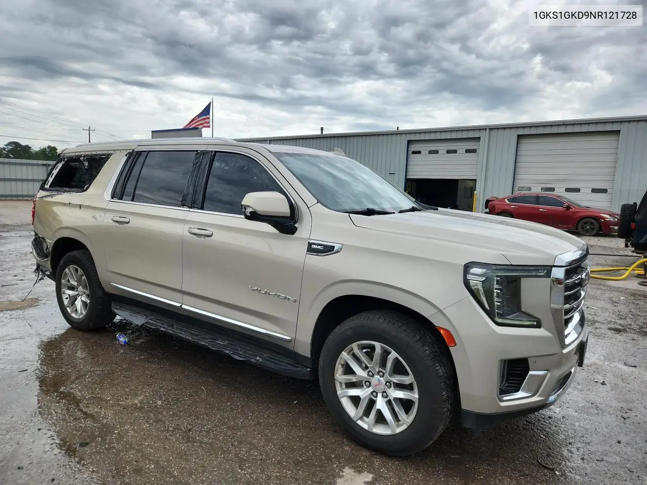 2022 GMC Yukon Xl C1500 Slt VIN: 1GKS1GKD9NR121728 Lot: 54782296