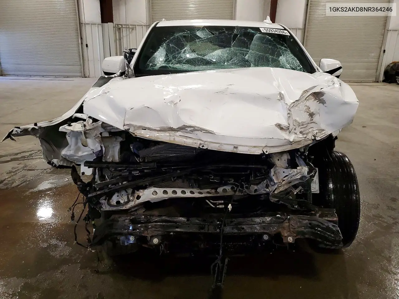2022 GMC Yukon Sle VIN: 1GKS2AKD8NR364246 Lot: 55934266