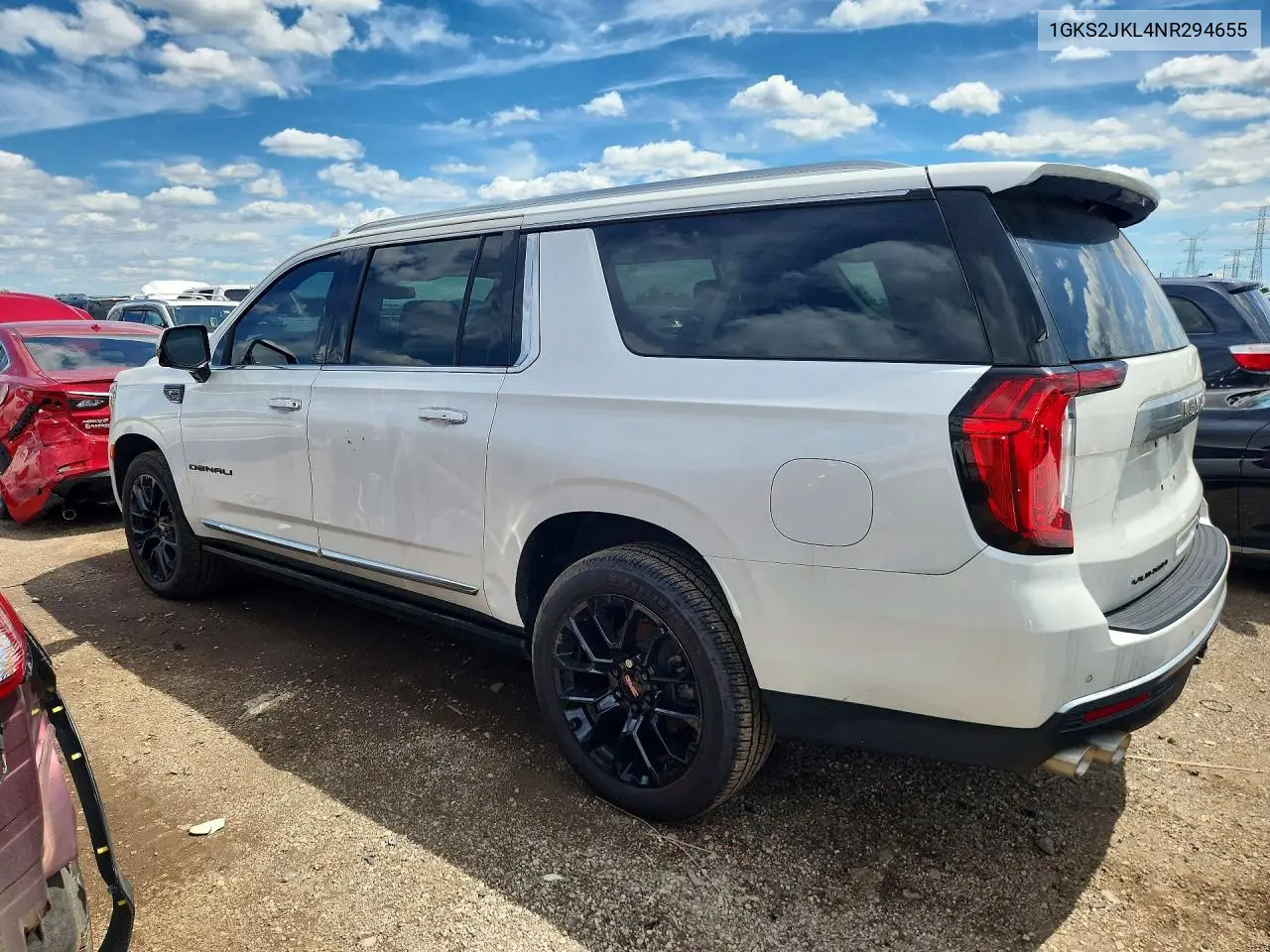 2022 GMC Yukon Xl Denali VIN: 1GKS2JKL4NR294655 Lot: 57367936