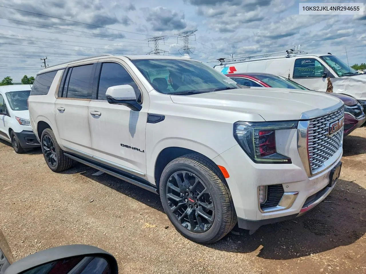 2022 GMC Yukon Xl Denali VIN: 1GKS2JKL4NR294655 Lot: 57367936