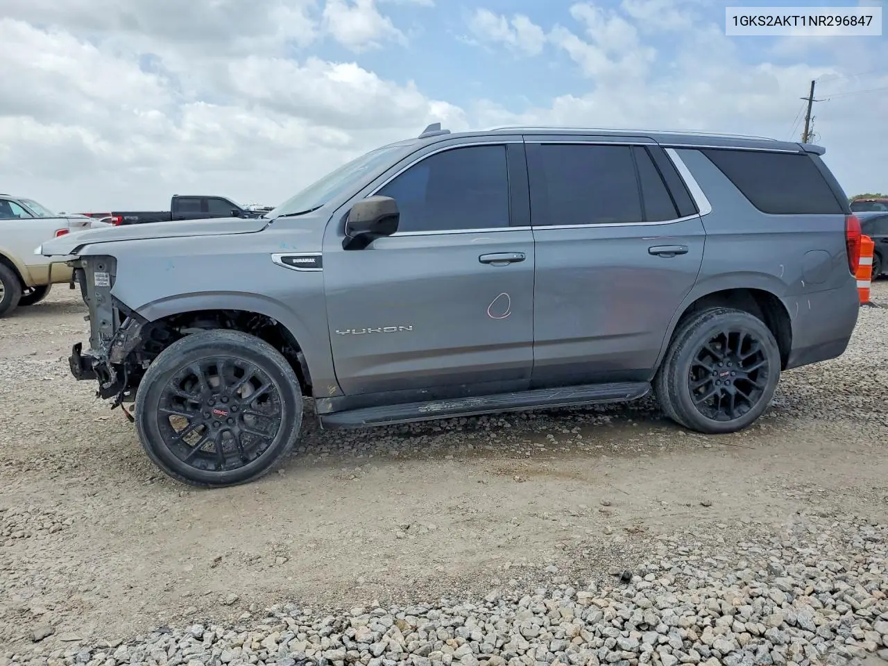 2022 GMC Yukon Sle VIN: 1GKS2AKT1NR296847 Lot: 57570816