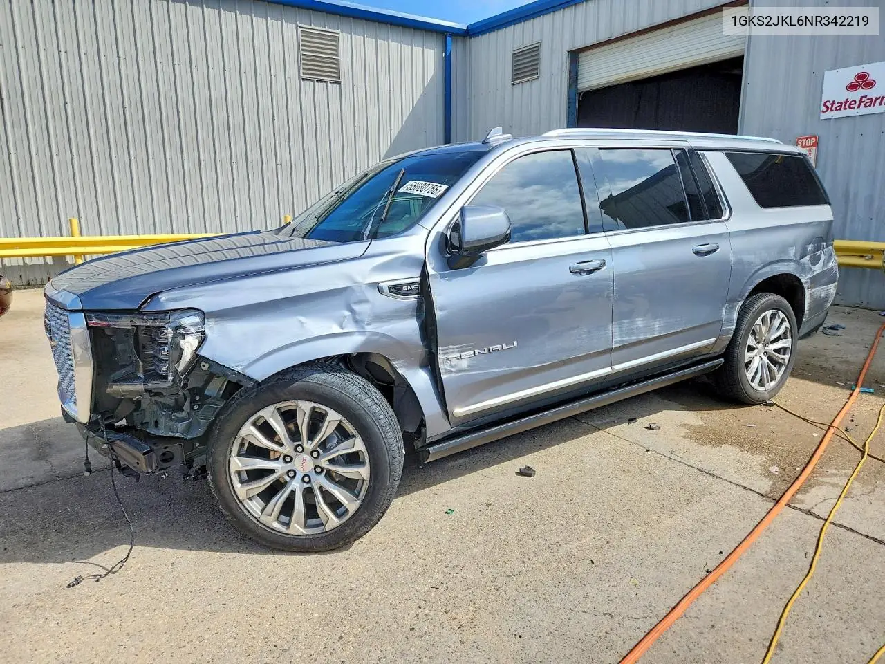 2022 GMC Yukon Xl Denali VIN: 1GKS2JKL6NR342219 Lot: 58080756
