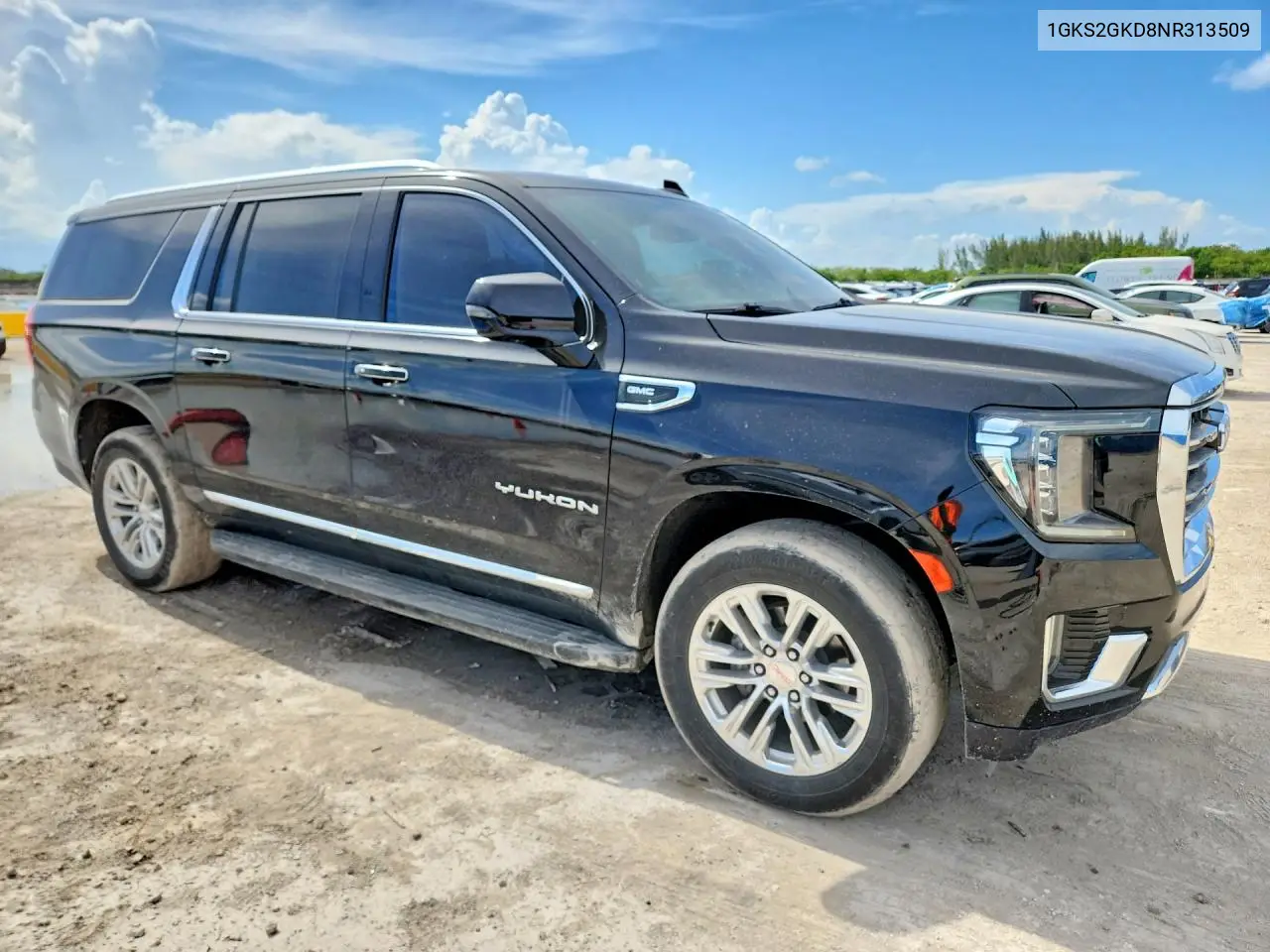 2022 GMC Yukon Xl K1500 Slt VIN: 1GKS2GKD8NR313509 Lot: 58437716
