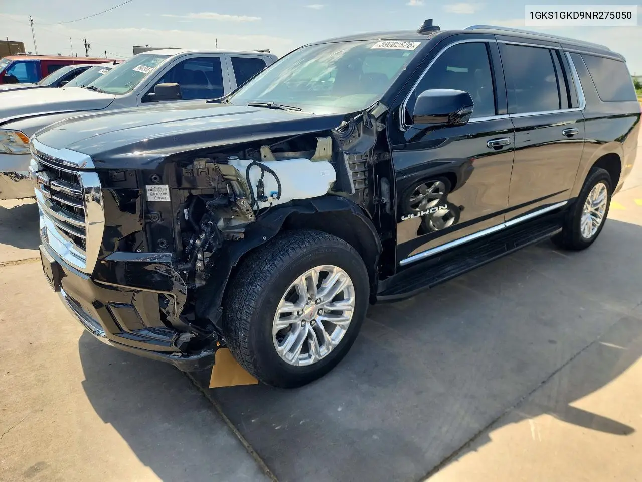 2022 GMC Yukon Xl C1500 Slt VIN: 1GKS1GKD9NR275050 Lot: 59080826