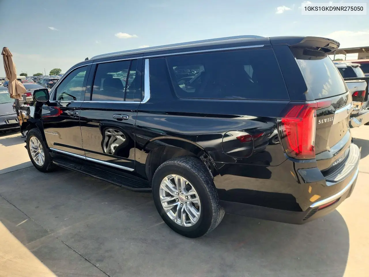 2022 GMC Yukon Xl C1500 Slt VIN: 1GKS1GKD9NR275050 Lot: 59080826