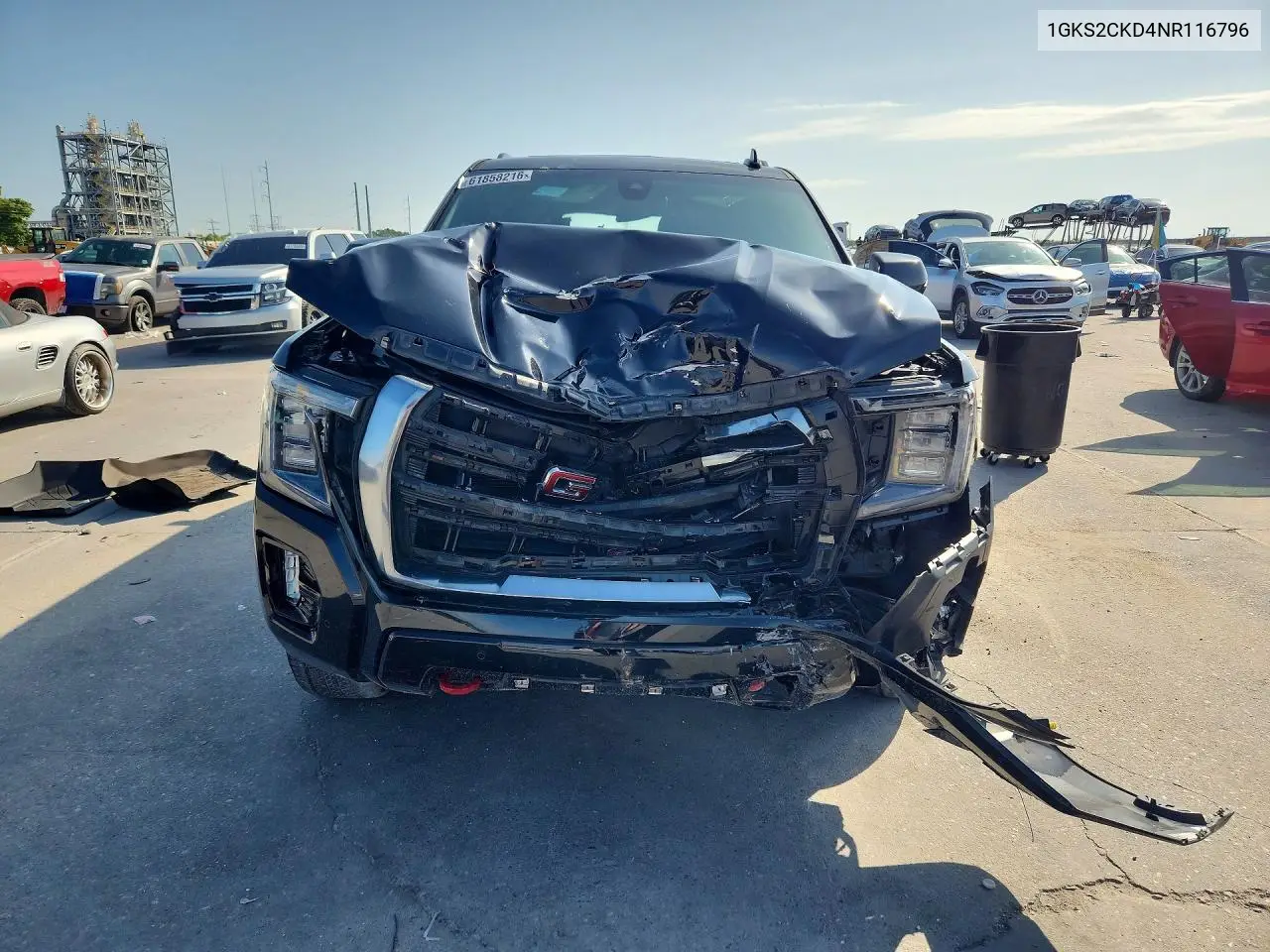 2022 GMC Yukon At4 VIN: 1GKS2CKD4NR116796 Lot: 61858216