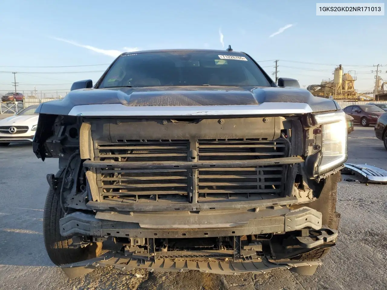 1GKS2GKD2NR171013 2022 GMC Yukon Xl K1500 Slt