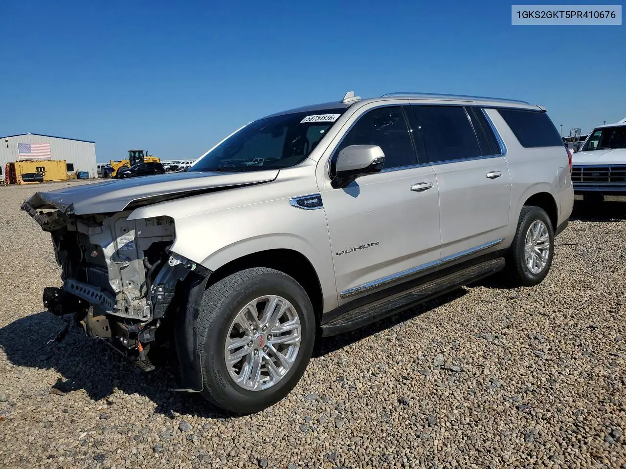 2023 GMC Yukon Xl K1500 Slt VIN: 1GKS2GKT5PR410676 Lot: 58750836
