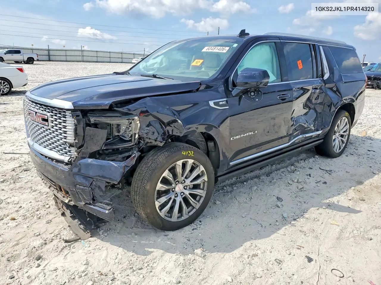 2023 GMC Yukon Xl Denali VIN: 1GKS2JKL1PR414320 Lot: 60481406