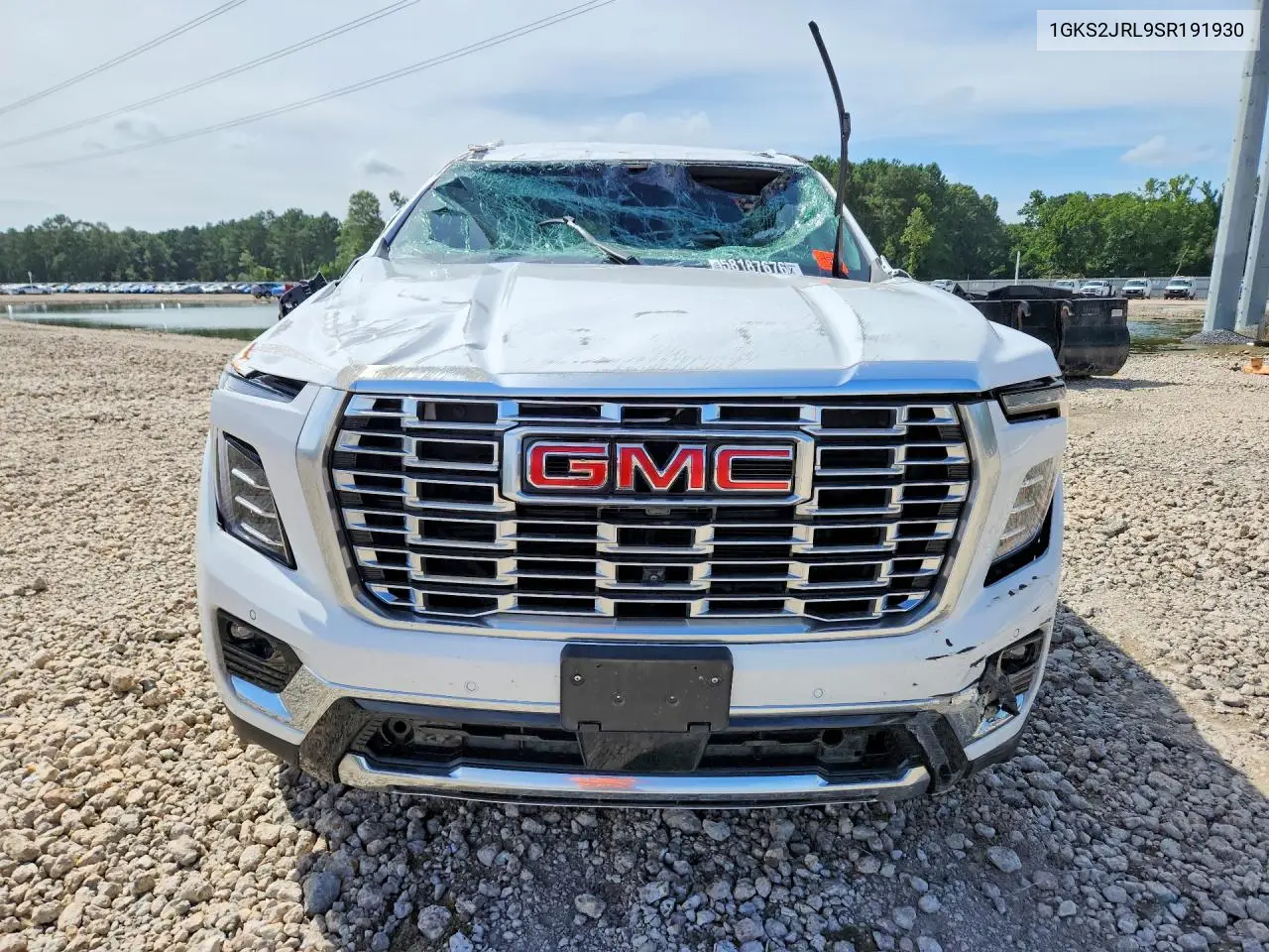 2025 GMC Yukon Xl Denali VIN: 1GKS2JRL9SR191930 Lot: 58187676