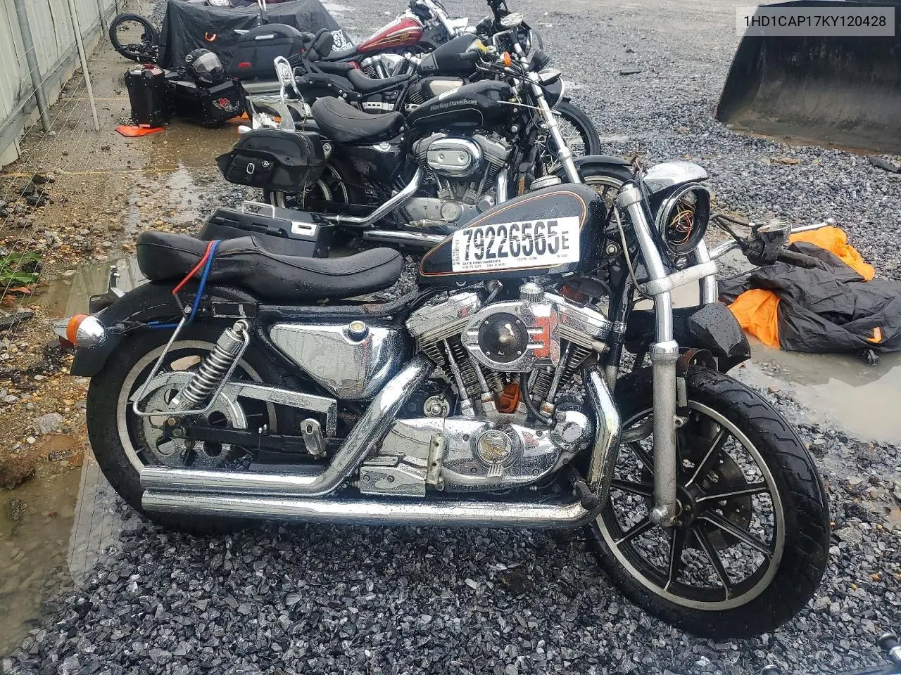 1989 Harley-Davidson Xlh1200 VIN: 1HD1CAP17KY120428 Lot: 79226565