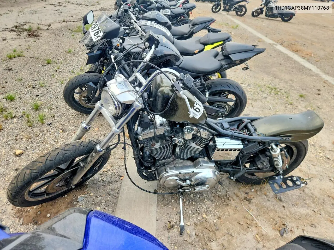 1991 Harley-Davidson Xlh1200 VIN: 1HD1CAP38MY110768 Lot: 61069186