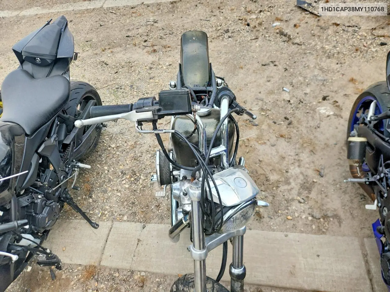 1991 Harley-Davidson Xlh1200 VIN: 1HD1CAP38MY110768 Lot: 61069186